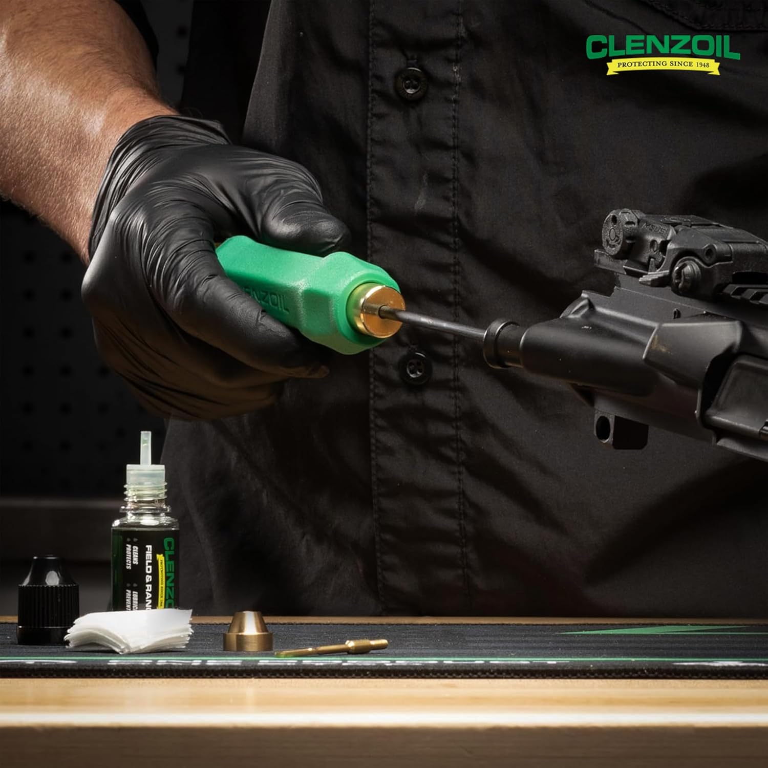 Clenzoil Carbon Fiber Gun Cleaning Rod Kit - Gun Cleaner Kit for Gun Maintenance - Shotgun Cleaning Solution