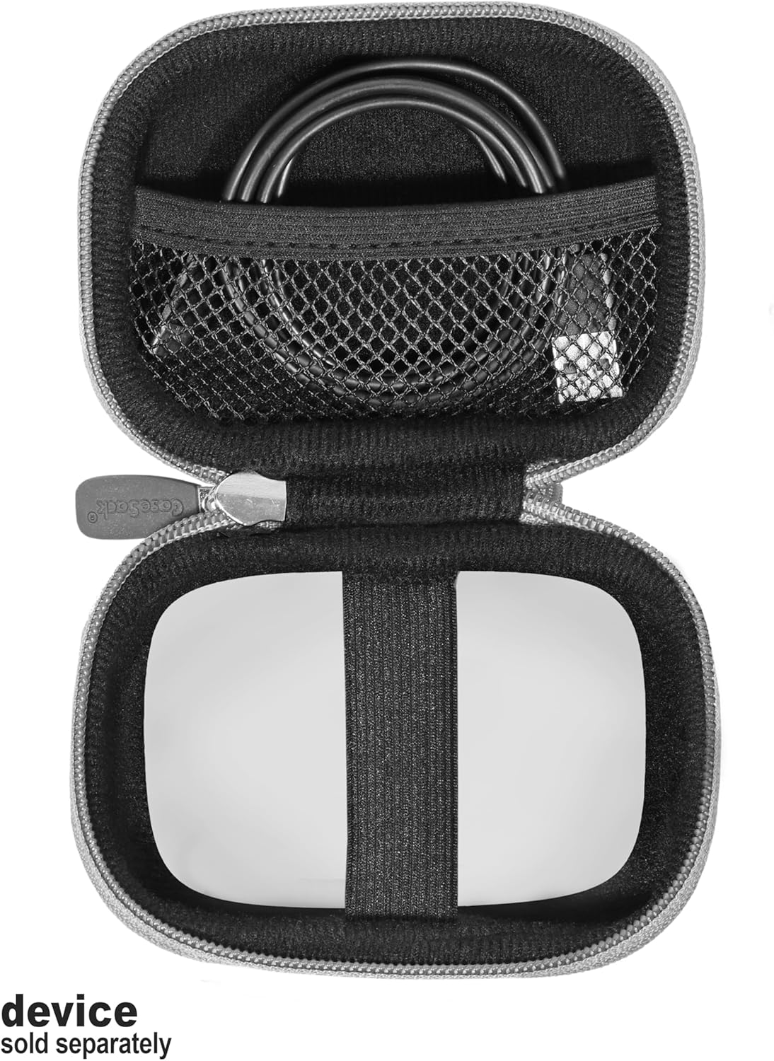 CaseSack Case for PocBuds Headphones(Gray) - Image 3