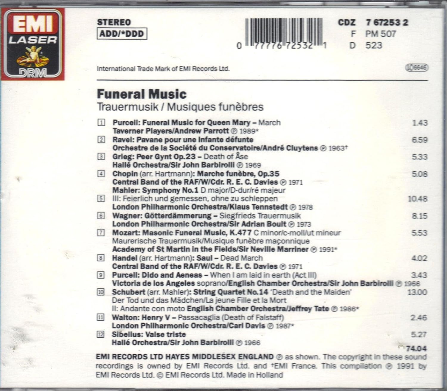Various Funeral Music Music