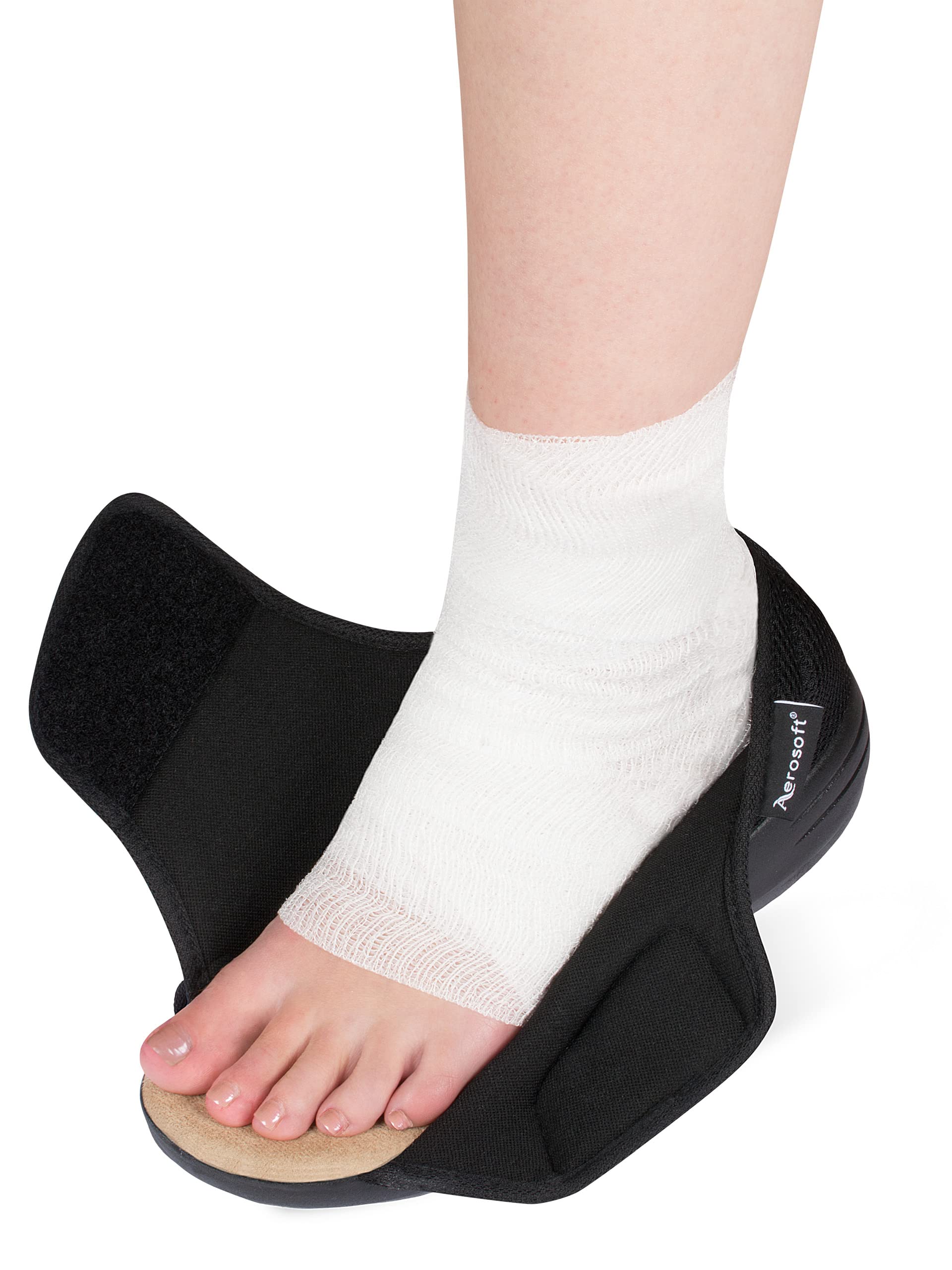 Aerosoft Reha-Sandale Stretch 14 Damen Herren Klettverschluss Weite G-H rutschhemmend