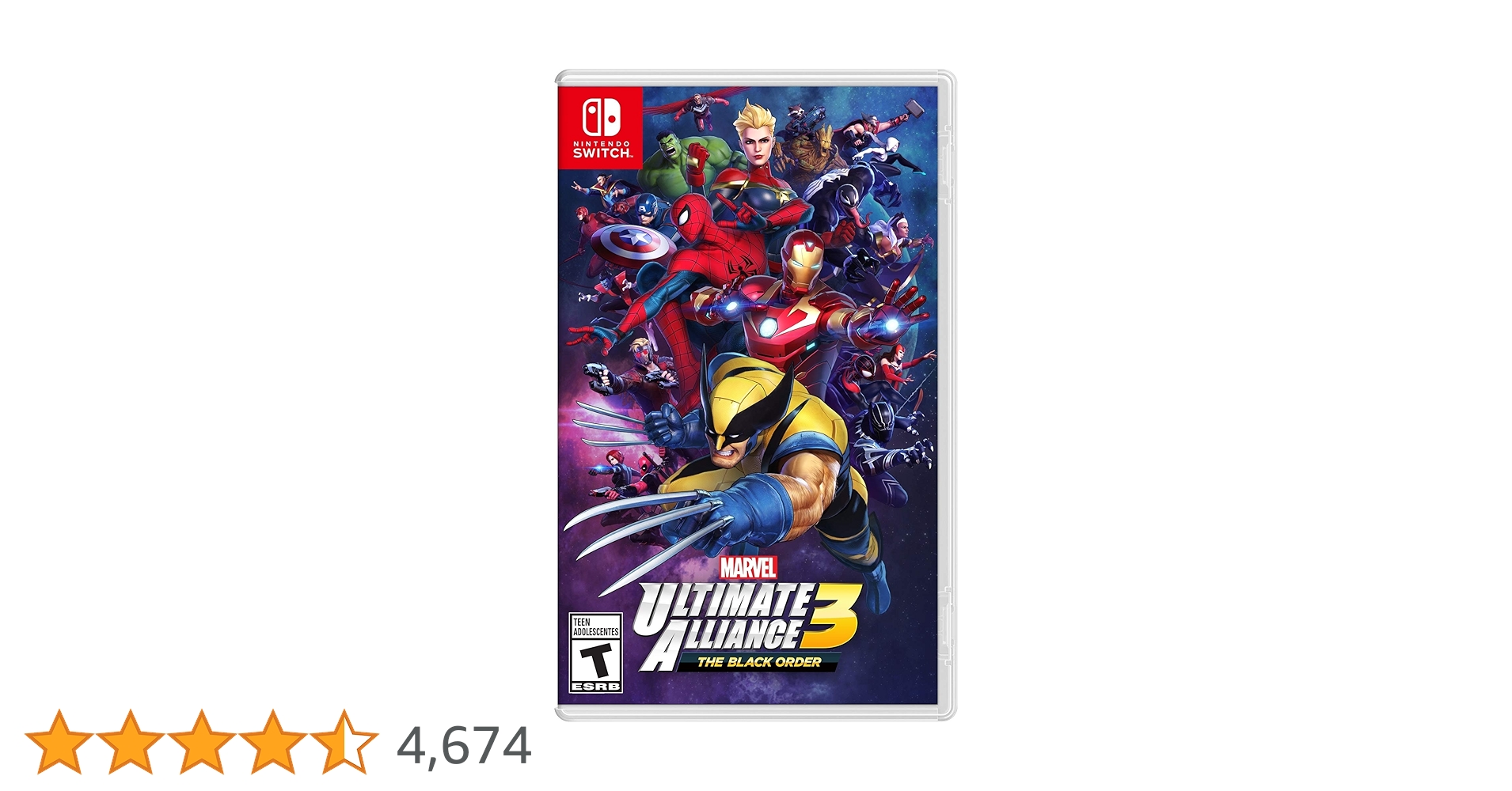 Nintendo Switch MARVEL ULTIMATE ALLIANCE 3 MARVEL ULTIMATE ALLIANCE 3: The Black Order : Amazon.ca
