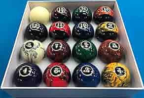 ビリヤード DongzhuFeima  Pool Balls Black Dongzhu Black Phenolic Resin Billiard Pool Ball Set 2-1/4