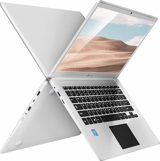 LincPlus P3 Laptop 14 inch Notebook Full HD Netbook Intel Celeron N3350 Processor 4GB RAM 128GB Storage Upgradable up to 512GB Windows 10 Ultrabook White PC