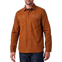 Lucky Brand Mens Mens Long Sleeve Slub Canvas Work Shirt