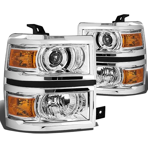 DNA MOTORING HL-HPL-CSIL14-CH-AM Headlight Assembly