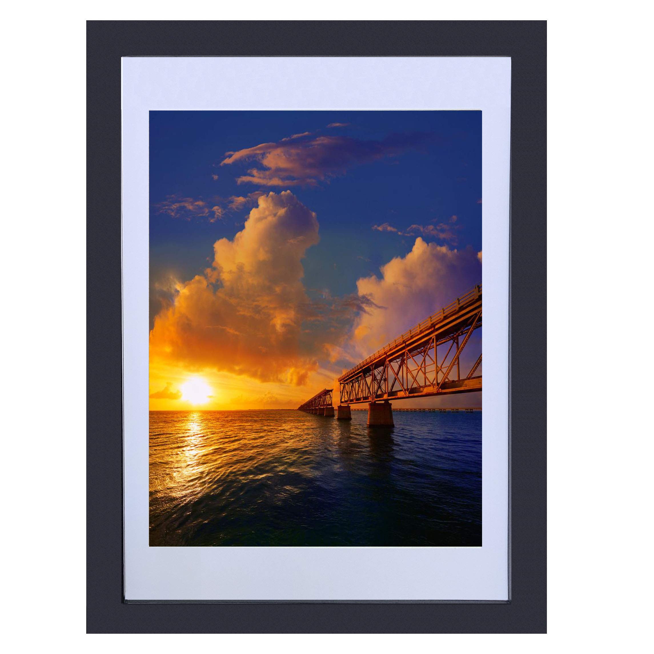 TeinJin Solid Wood 10x14 Picture Frame Black
