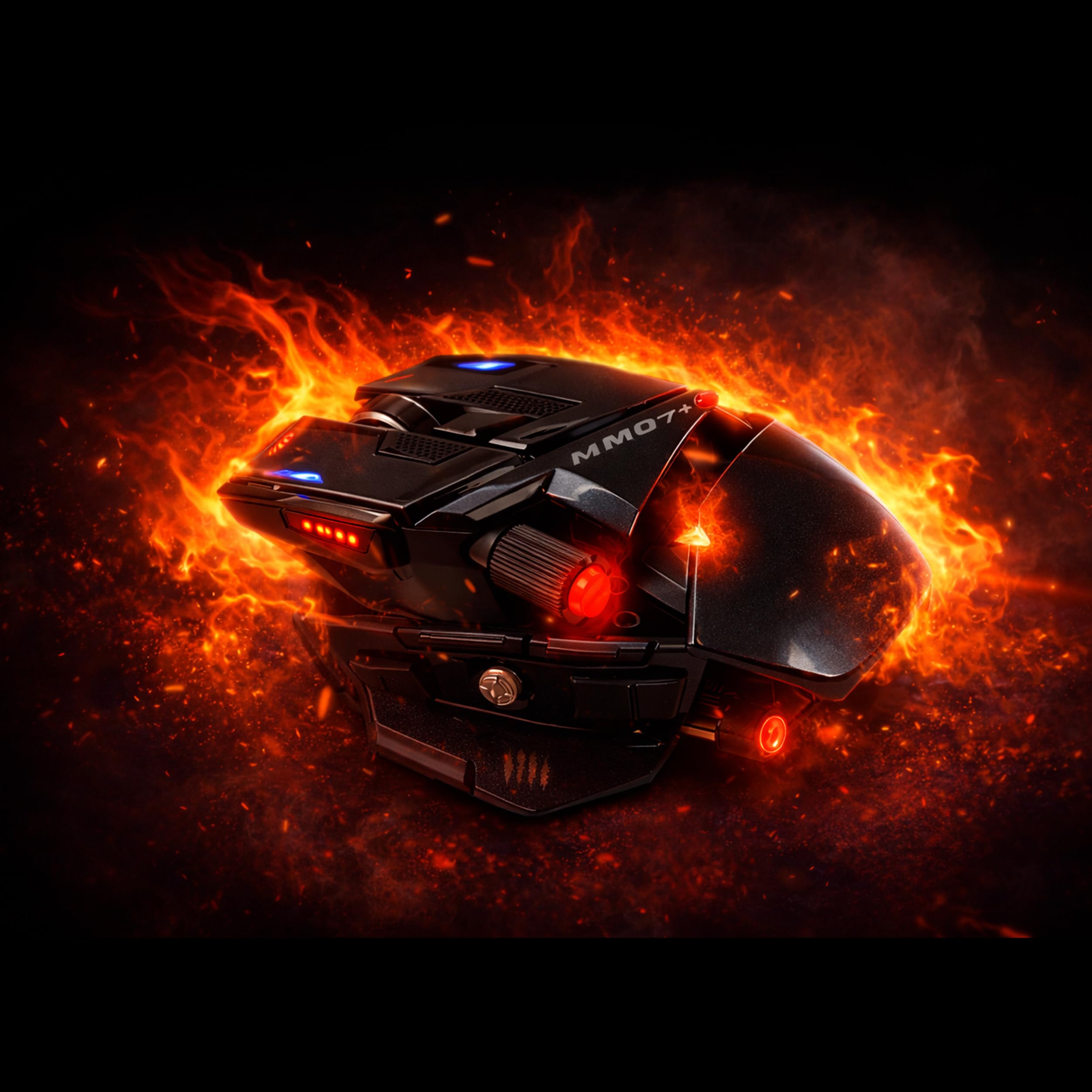MadCatz M.M.O. 7+ Black Wireless Gaming Mouse