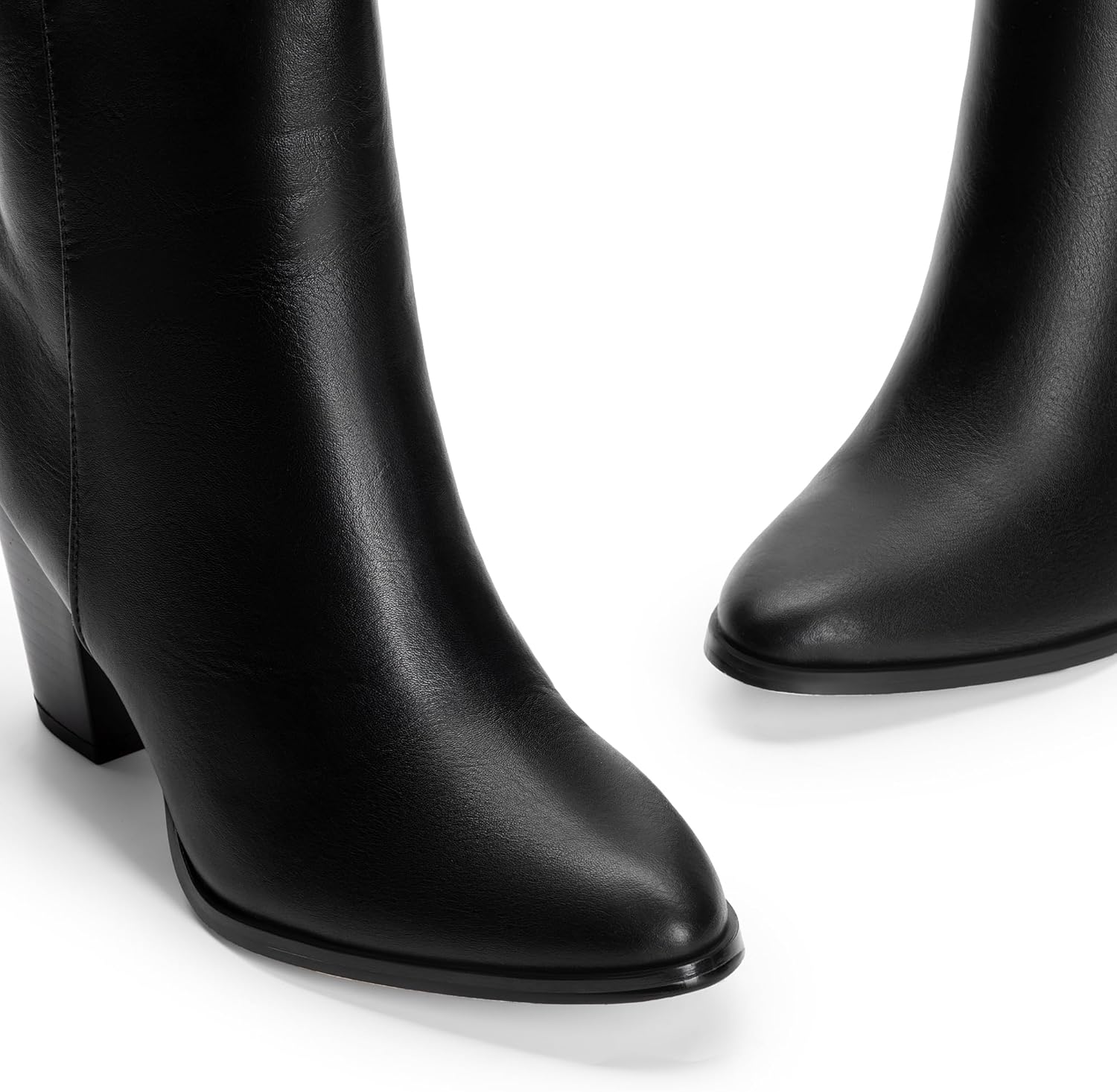 DREAM PAIRS Women's Ankle Boots Chunky Block Heel Booties - Image 9