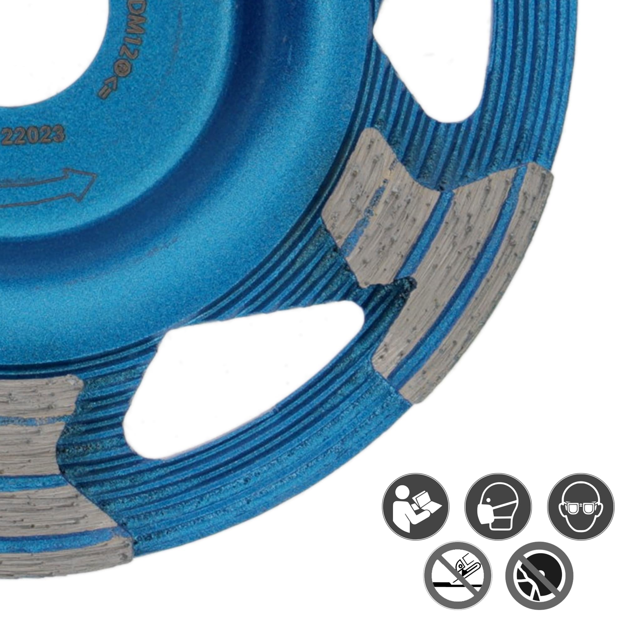 Mola a tazza diamantata PRODIAMANT ST50 125 mm x 22,2 mm Smerigliatrice per cemento ad alte prestazioni con attacco universale