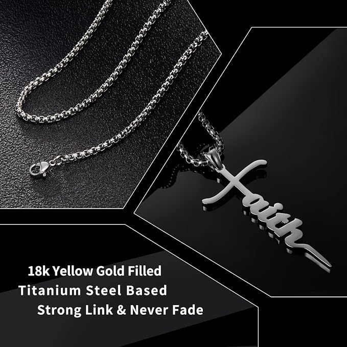 Lucktree Faith Cross Necklace 