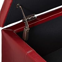 Vista 52 de Banco otomano con espacio para almacenamiento., Marrón