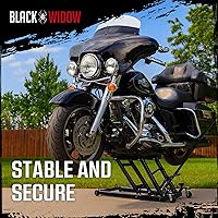 Vista 5 de Black Widow BW-0101 elevador hidráulico para motocicleta