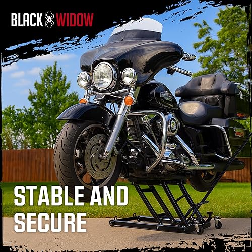 Miniatura 5 de Black Widow BW-0101 elevador hidráulico para motocicleta
