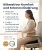 Everlasting Comfort Memory Foam Cushion Ergonomic - Seat Cushion & Back Cushion for Office Chair & Car - Orthopaedic Support for Posture Spine Tailbone & Lumbar