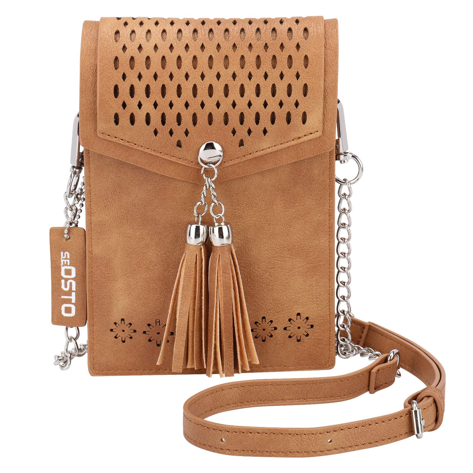seOSTO Small Crossbody Bags For Women,Tassel Wallet Purse,Gifts For Teenage Girls