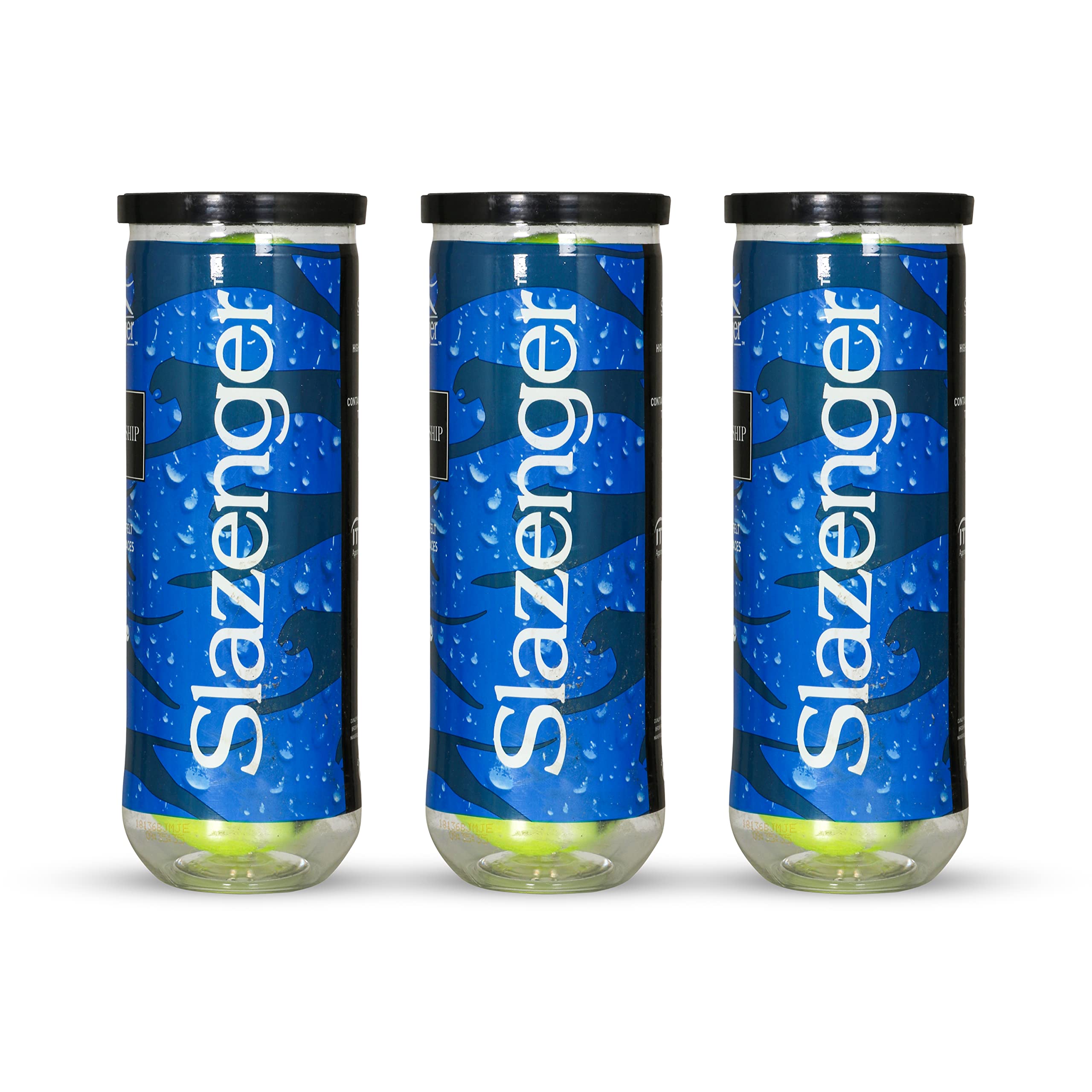 Slazenger Championship Tennis Balls (Material: Rubber, Color: Yellow) Standard Size |3 Can|9 Balls(3 Balls/Can) (B0B9SR1ZQJ) Amazon Price History, Amazon Price Tracker