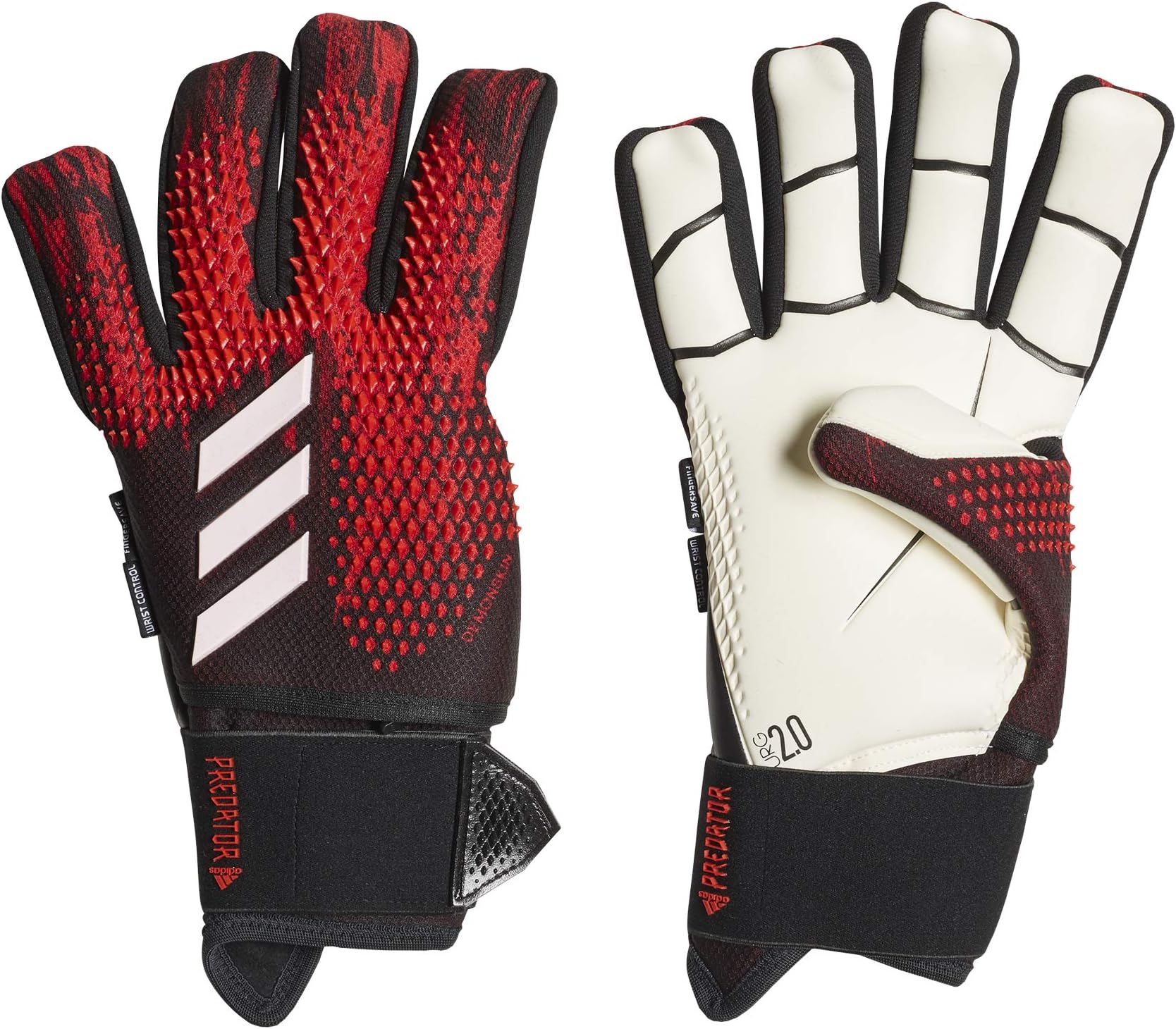 adidas Predator 20 GL PRO FINGERSAVE Ultimate Goalkeeper Gloves Size 10