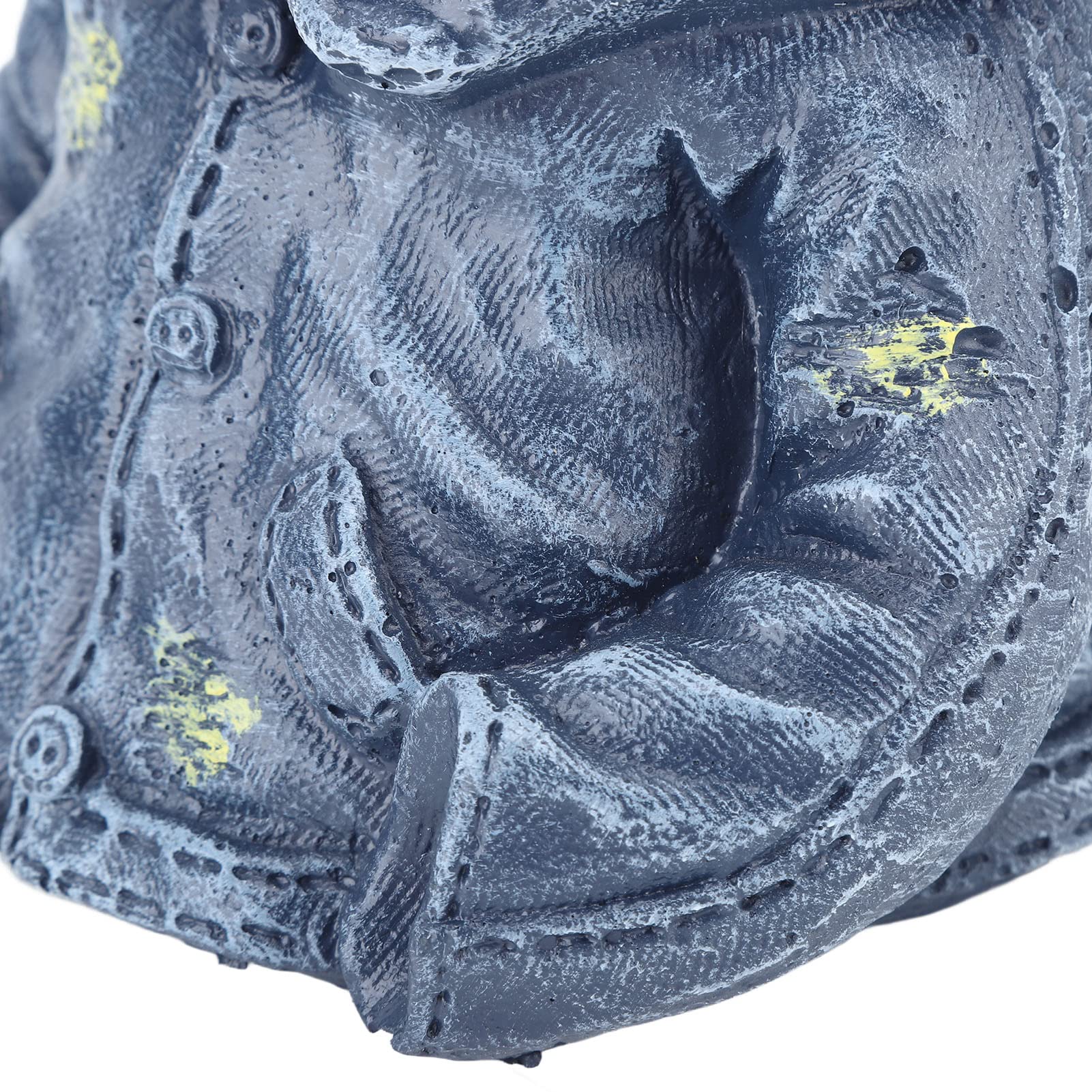 RIZGHWOY Moderner Kunstharz-Sukkulenten-Blumentopf, Kreativer Cowboy-Hemd-Übertopf für Tischdekoration, 11,5 cm, Blau