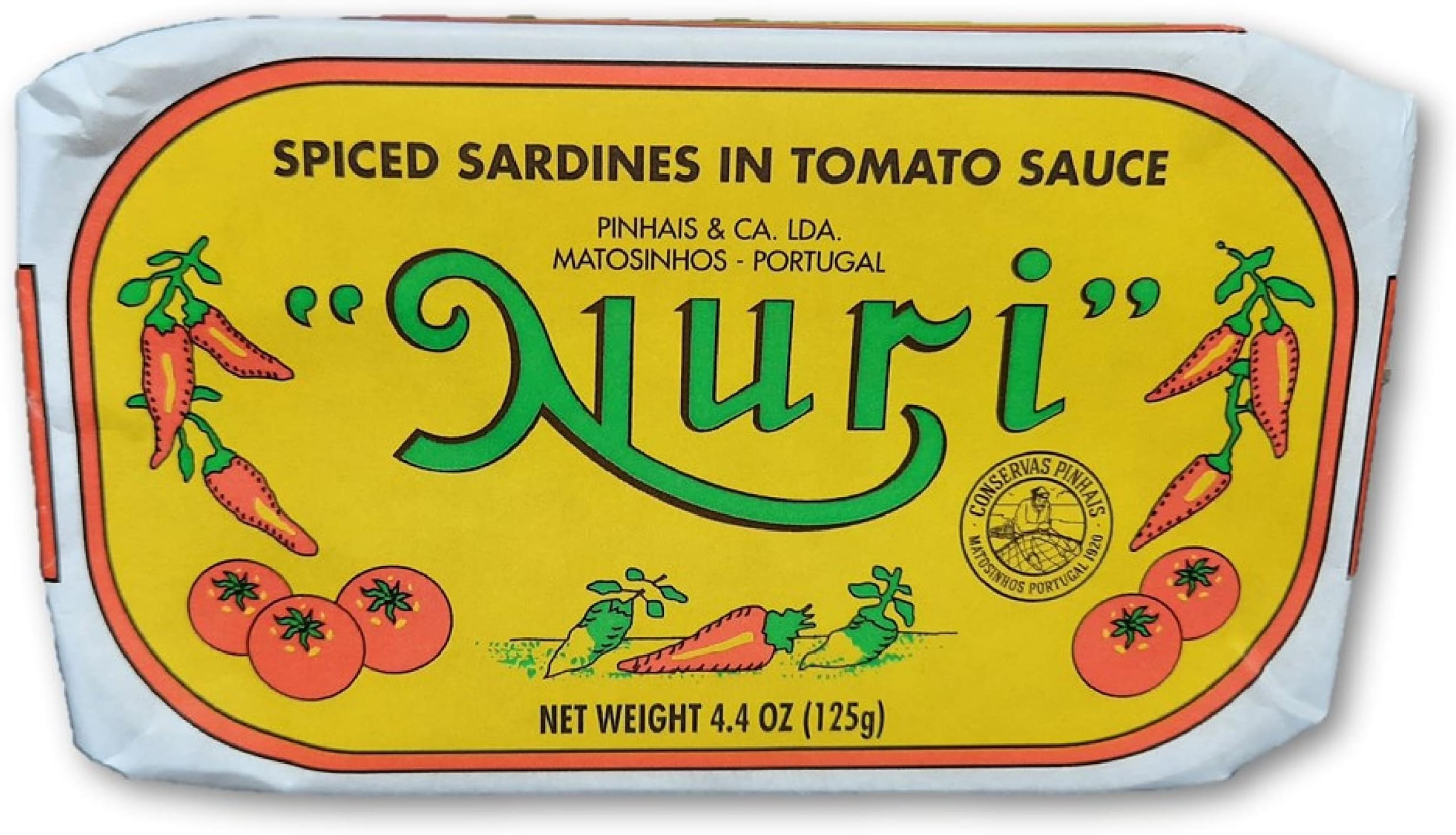 Portuguese Sardines in Spiced Tomato Sauce - 4 Pack - (4.4 oz cans)