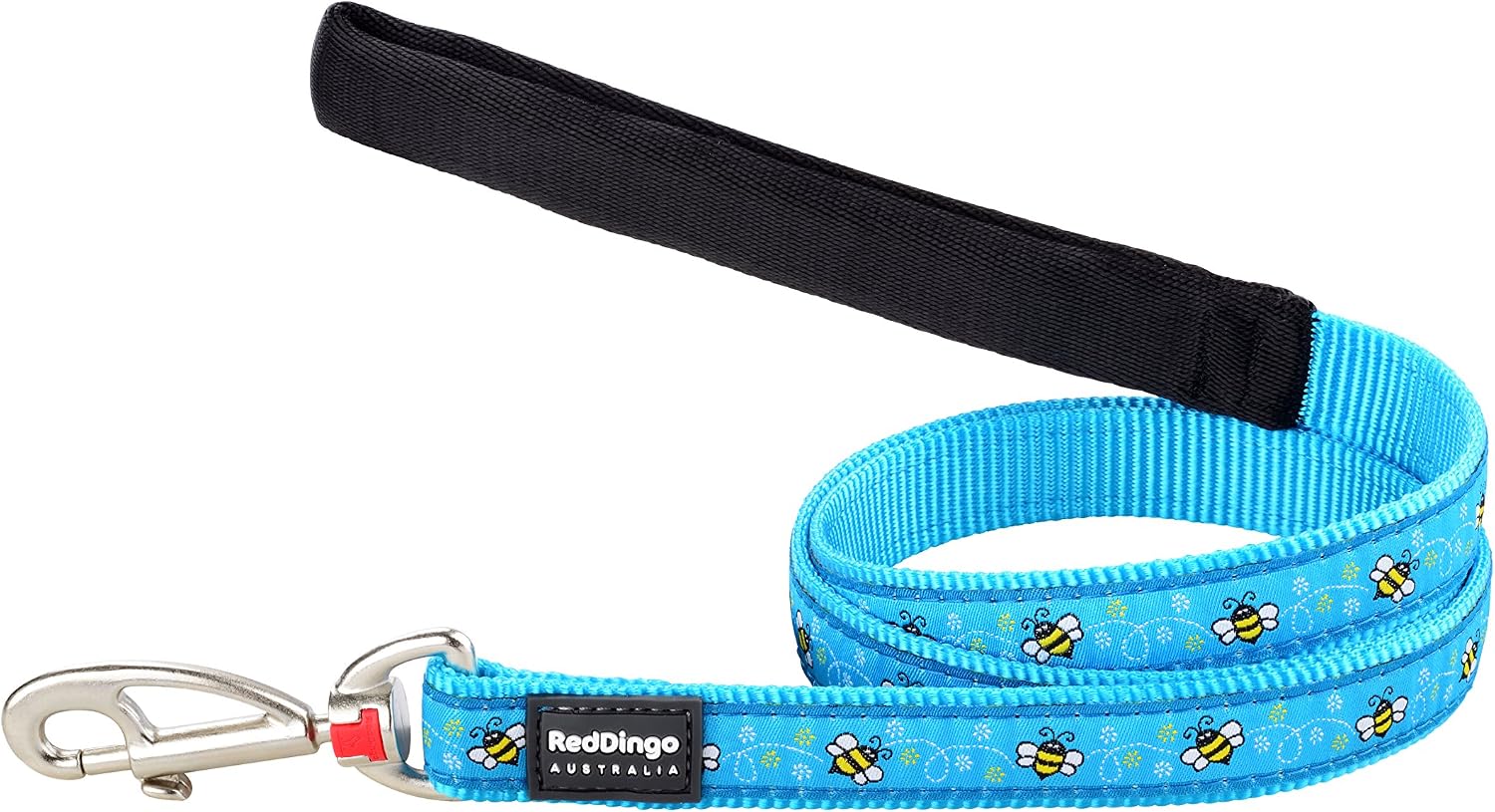 Red Dingo Bumblebee Dog Lead, Medium, Turquoise, M (Pack of 1)