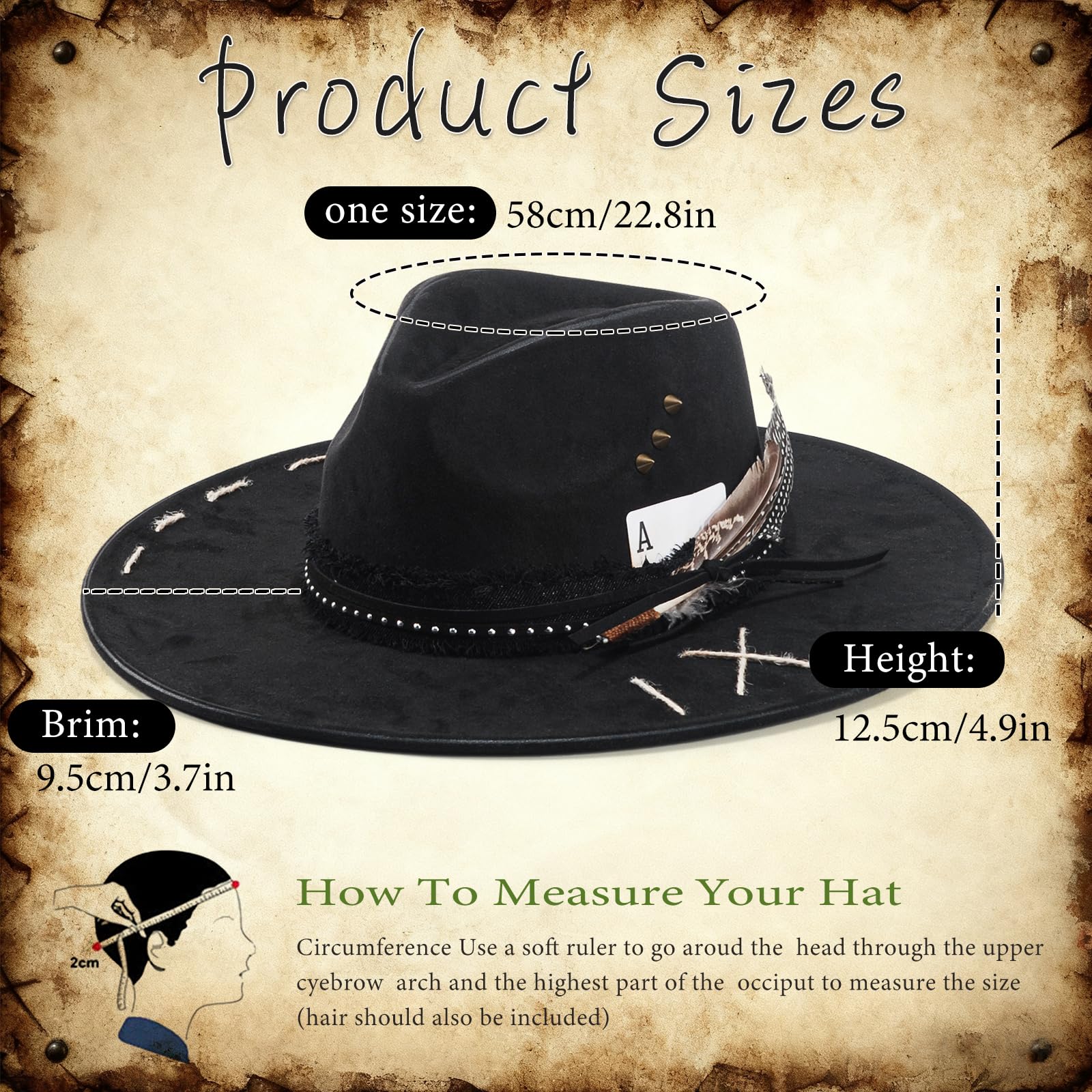 Black Cowgirl Hat