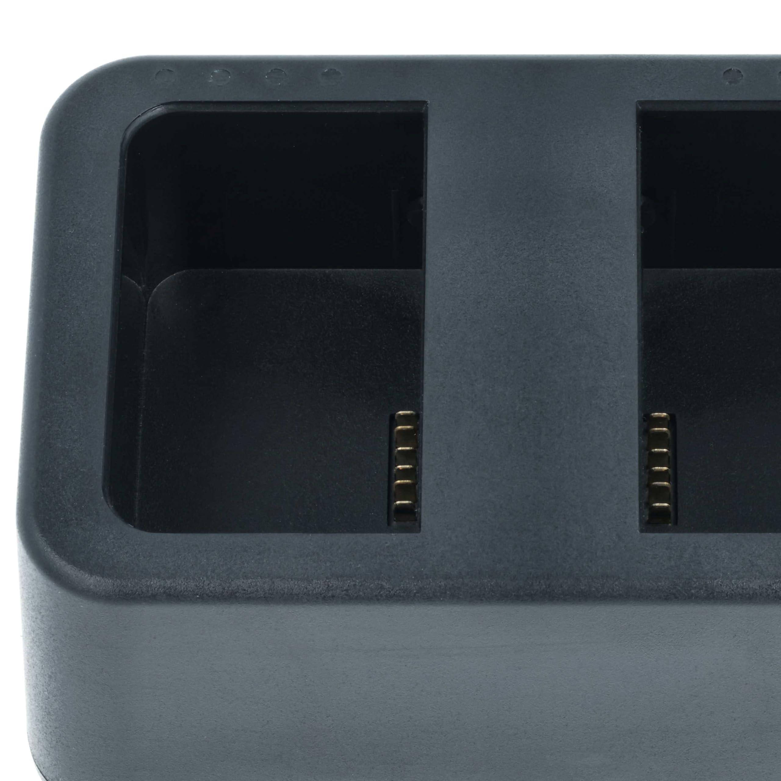 vhbw Dual USB Ladegerät kompatibel mit DJI WB37, Ronin 4D Kamera/Akku - Ladeschale