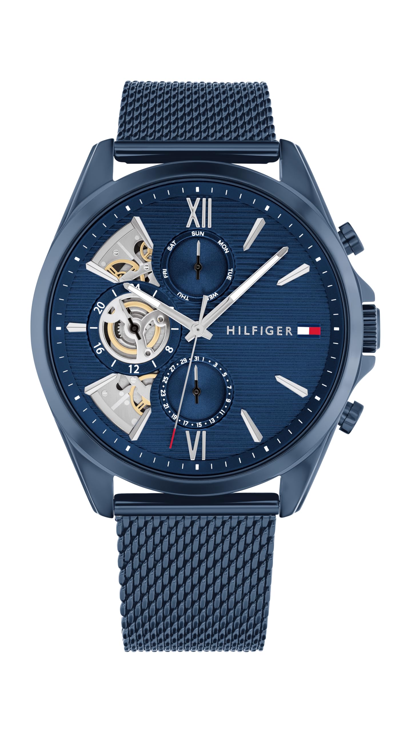 Tommy Hilfiger Mens Quartz Multifunction Watch - Stainless Steel - 5ATM 50 Meters Water Resistance - A Timeless