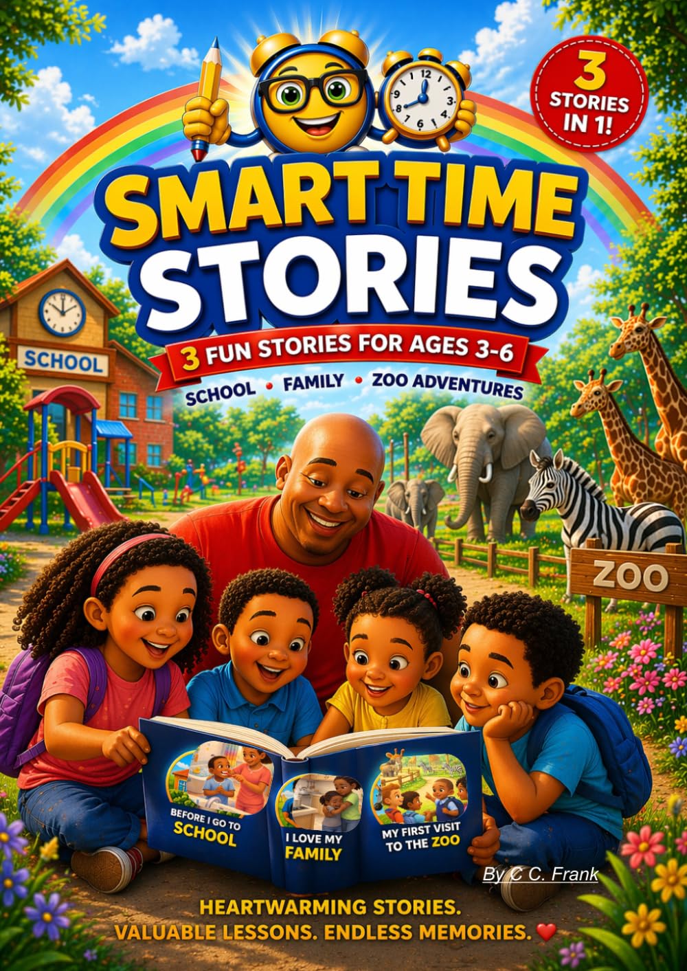 Smart Time Stories: 3 Early Learning Stories for Preschool and Kindergarten: Before I Go to School • I Love My Family • My First Visit to the Zoo