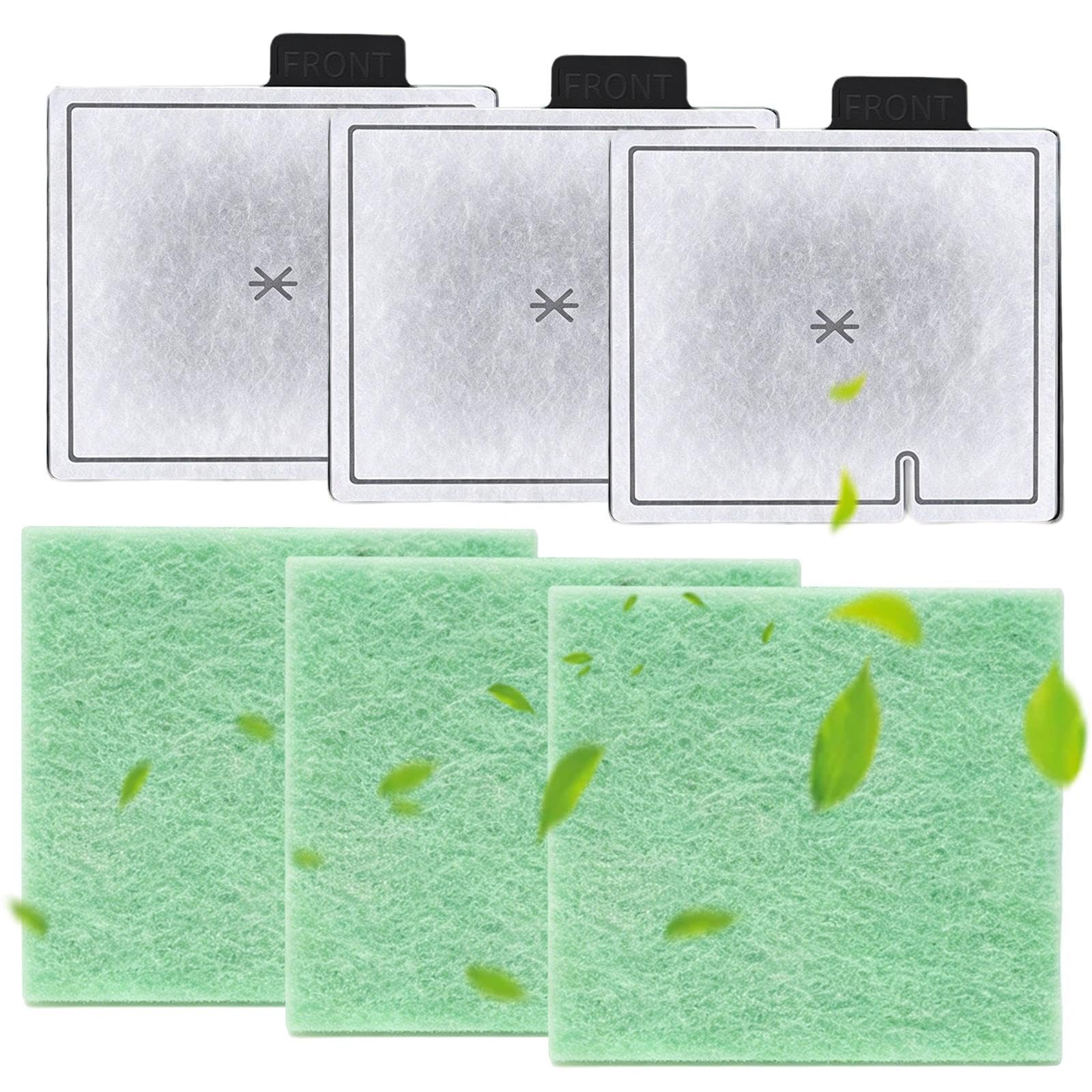 Heryson Replacement Cartridges Compatible with Interpet CF2 Filters