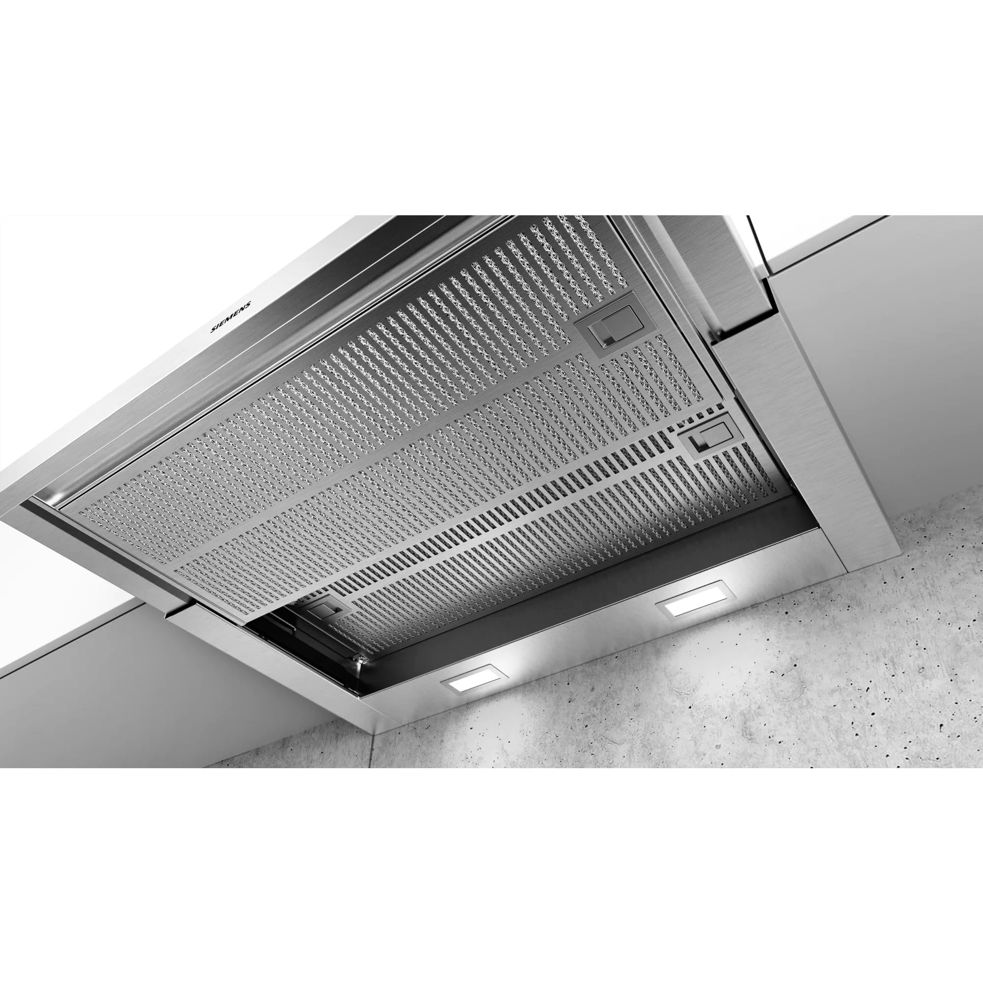 SIEMENS Hotte de plafond LI67RA561, IQ500 717 m³/h, télescopique 60 cm Inox