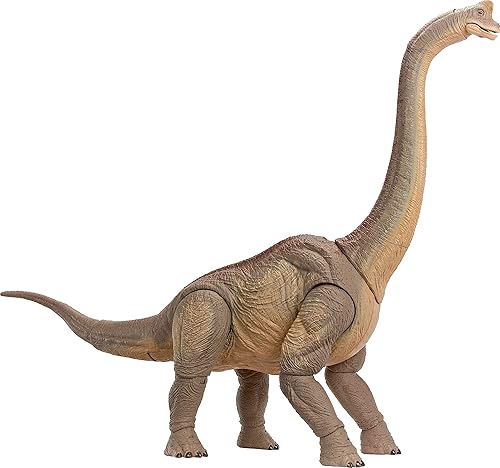 Mattel Jurassic World Mattel Jurassic Park Hammond Collection Figura de acción, juguete de dinosaurio braquiosaurio, coleccionable del 30 aniversario