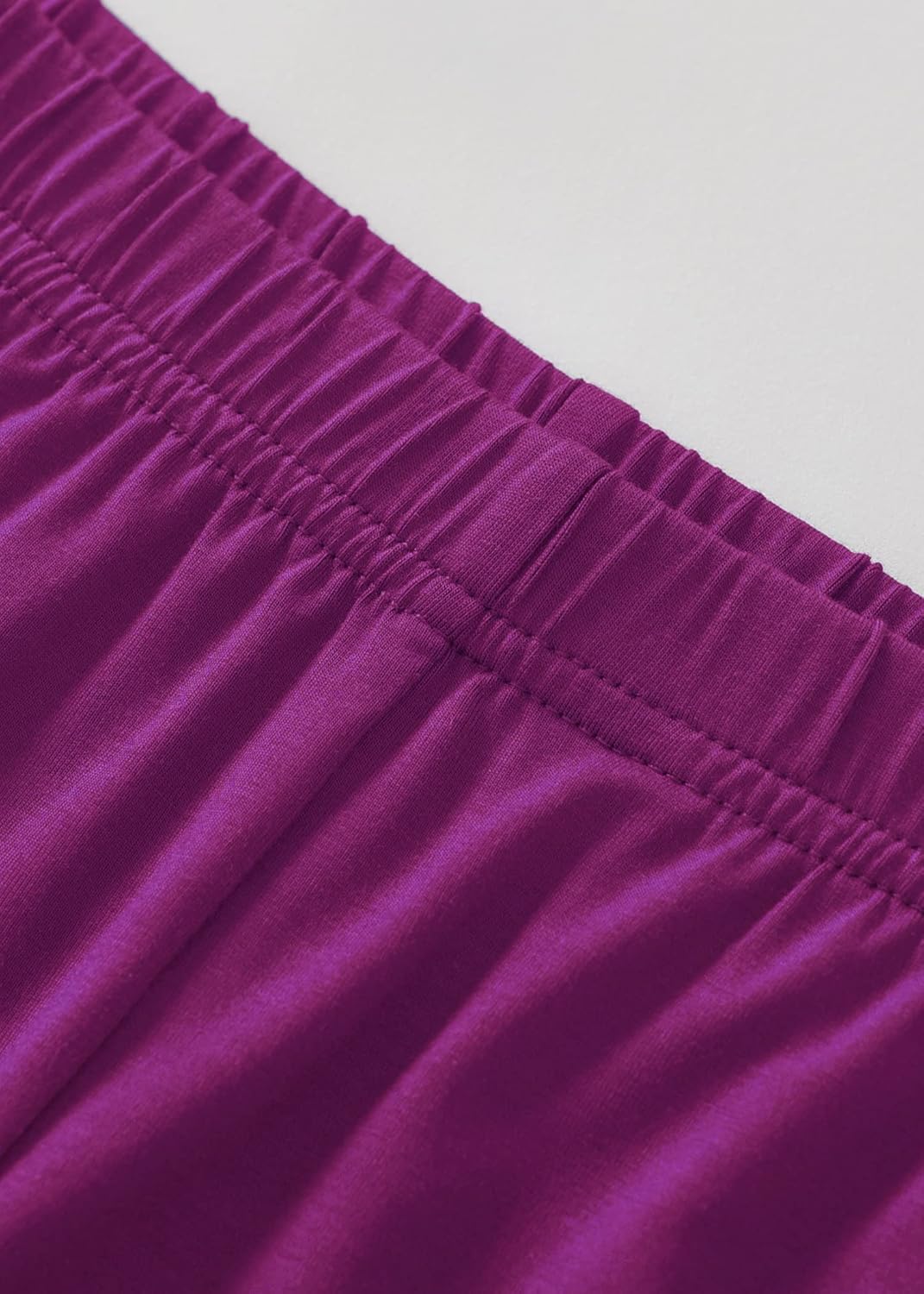 Latuza Women's Viscose Tunic Top Capri Leggings Pajamas Set - Image 3