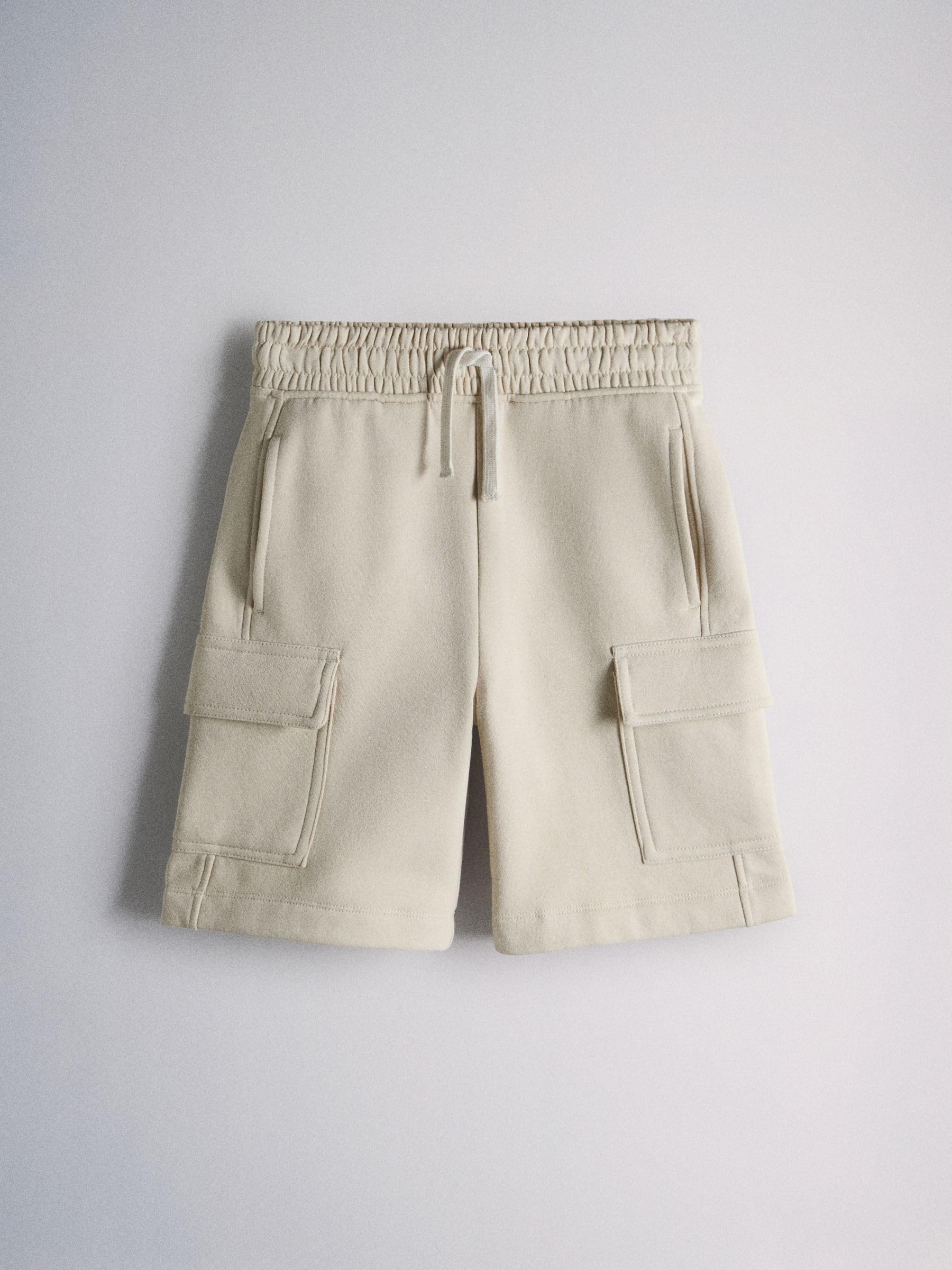 THE SET Niños Pack de 4 Pantalones Cortos de chándal con Bolsillos de Punto