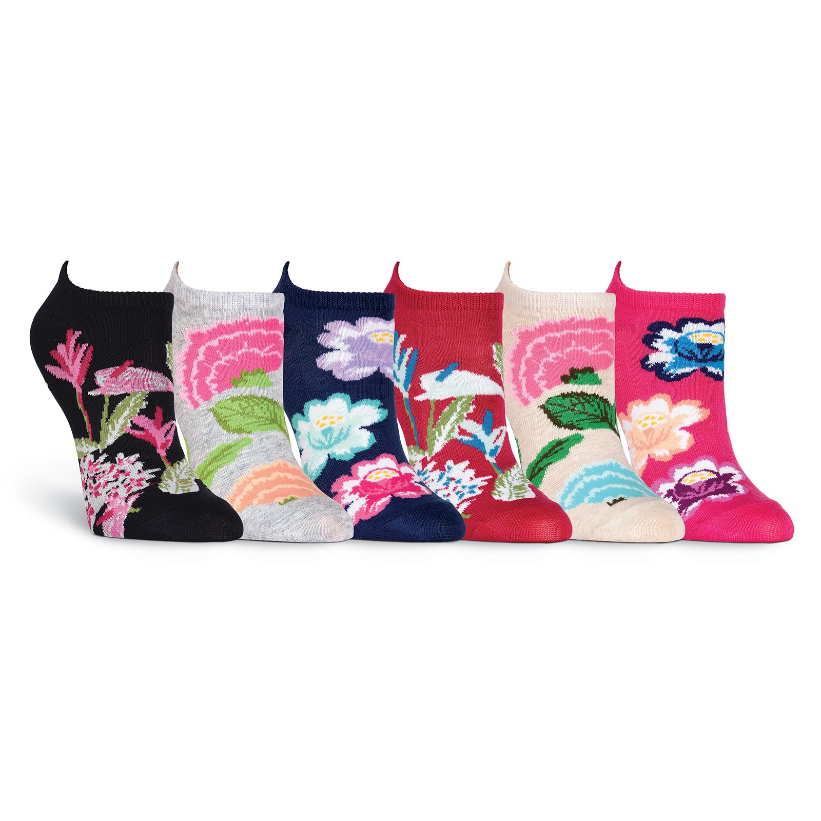 K. Bell women's Fun Food & Drink Low Cut Socks - 6 Pairs - Cool & Cute Novelty Gifts