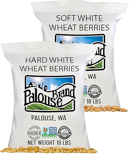 Miniatura 14 de Grano de trigo blanco duro verificado sin OMG 100% sin irradiar Kosher Parve Cosechado en EUA Con rastreo de campo