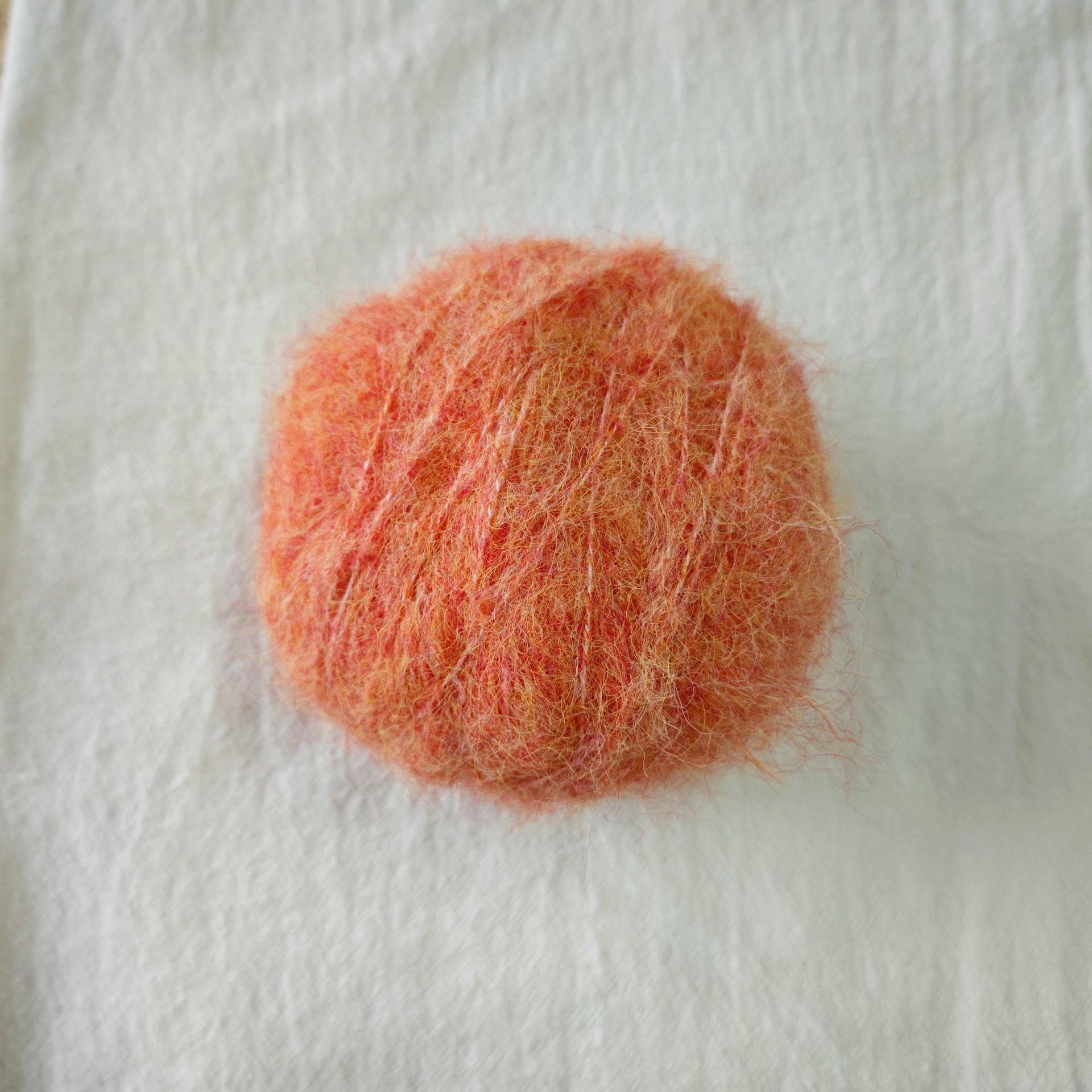 6 Rollos de 50 g de Hilo de Mohair de Pelo Largo, Hilo Colorido y Suave para Tejer a Mano, para Bufandas, Gorros, suéteres y Mantas de Ganchillo