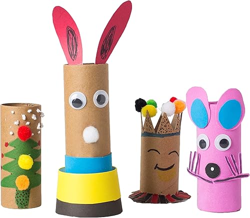 Miniatura 6 de Paquete de 30 rollos para manualidades, tubos de cartón grueso para manualidades, tubos redondos de cartón, tubos para manualidades, tubos redondos