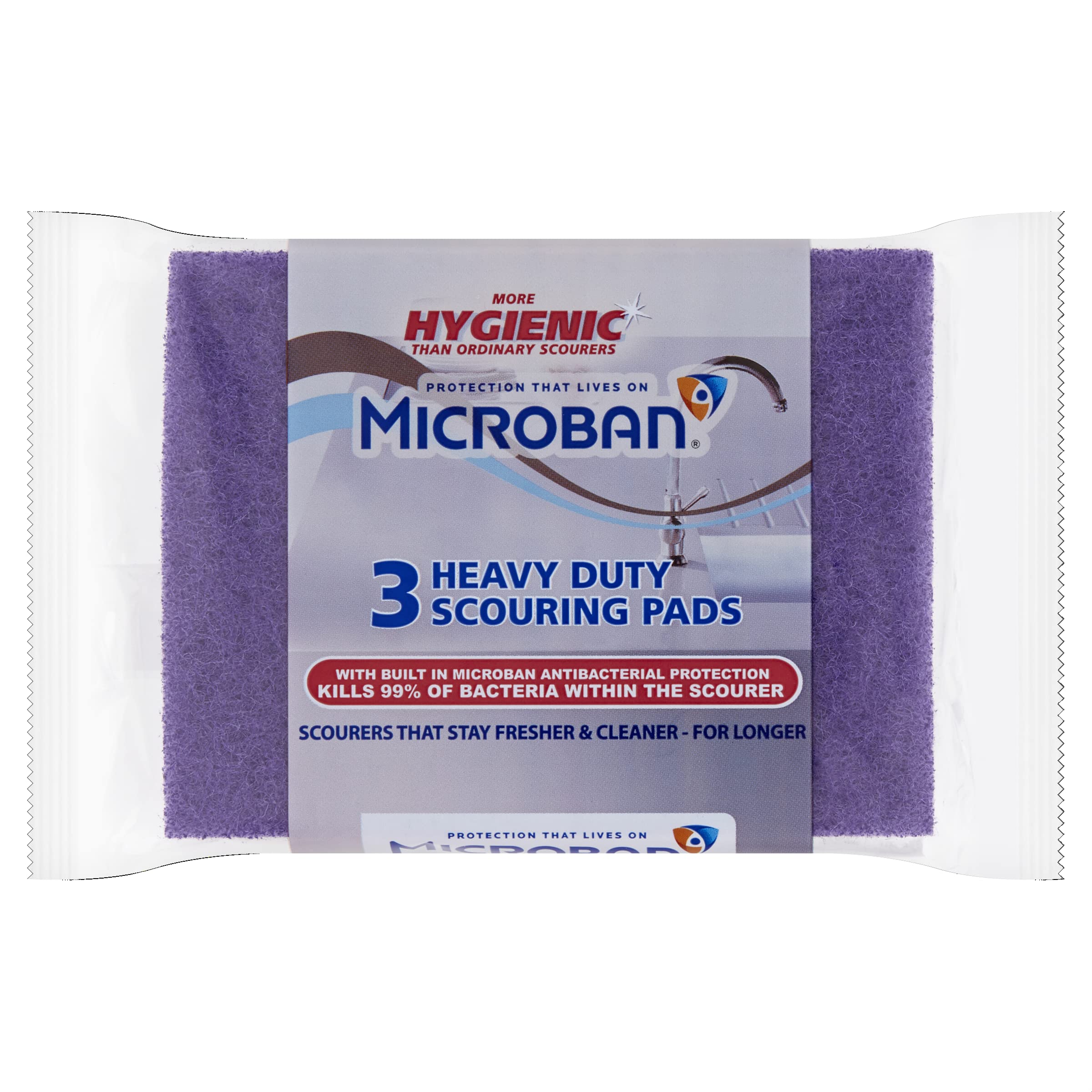 Microban Heavy Duty Scouring Pads