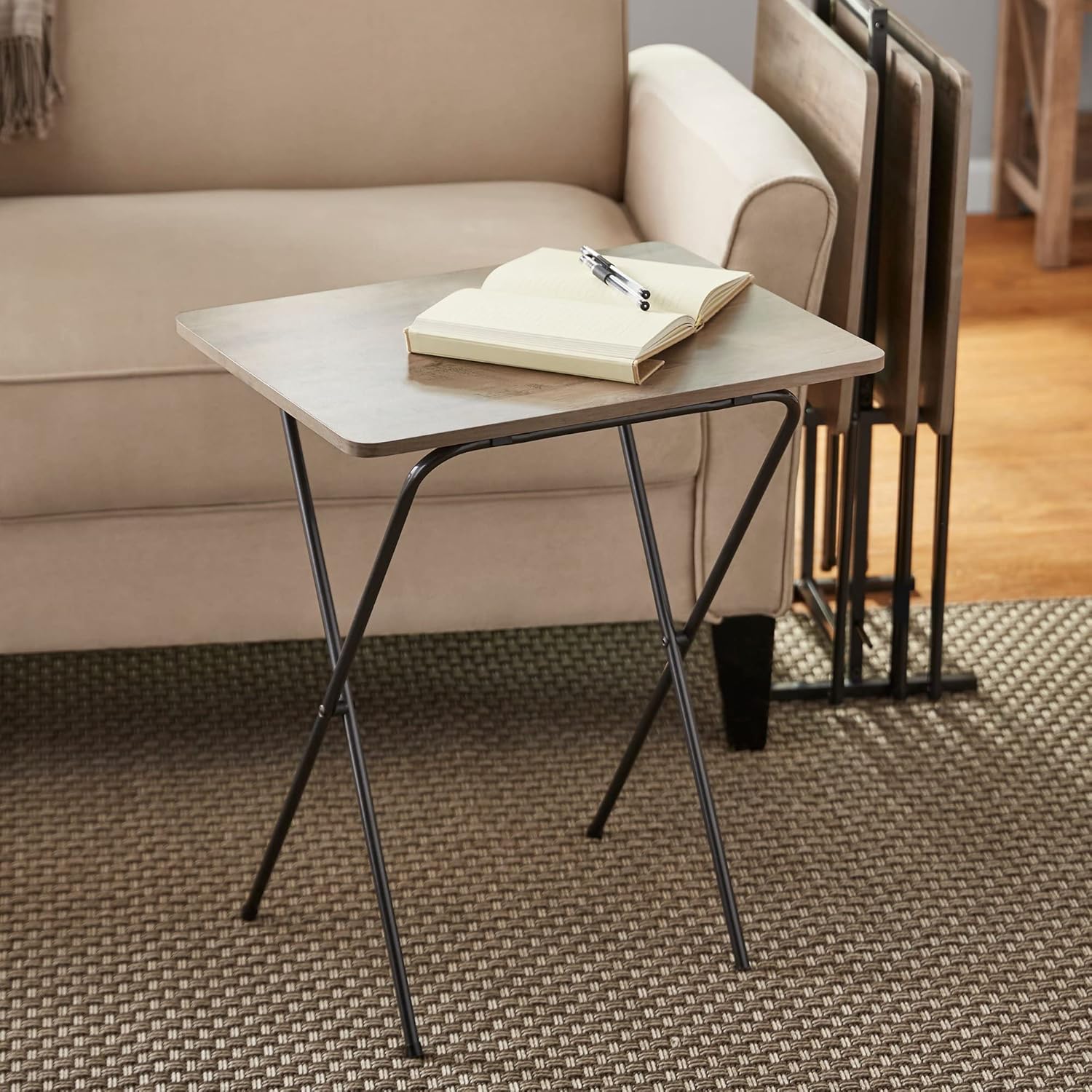 HOT Ubuy Tv Tray Table Set With Stand Set Of TV Trays With