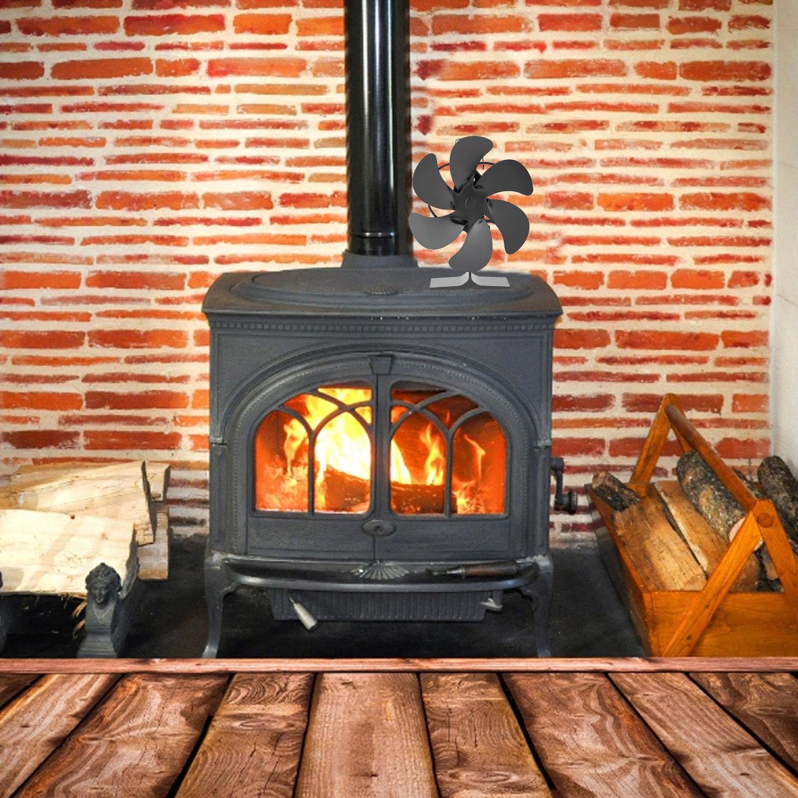 Haitee 6 Blade Stove Fan, Heat Powered Thermal Quiet Fan, Fireplace Blower  6 for Log Burner, Home Heater, Fireplace That Circulates Warm Air, Save  Fuel Efficiently : Amazon.de: DIY u0026 Tools