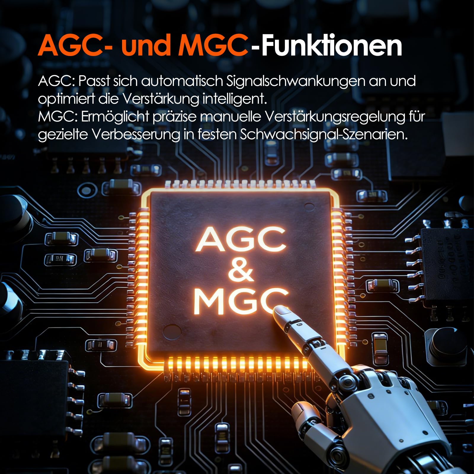 Mobilfunk Verstärker für Handy, 5G 4G LTE 3G Handy Signalverstärker Band 1/3/7/8/20 Repeater Mobilfunk für Alle Deutschen Netzbetreiber Vodafone O2 Telekom