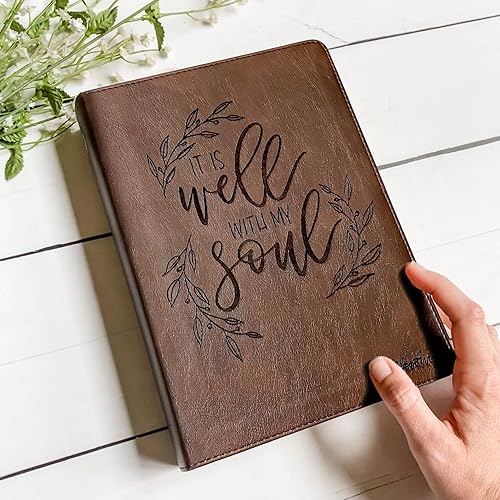 Miniatura 3 de Biblia de diario ESV | Personalizado con nombre | Diseño personalizado con letras a mano y grabado con láser | Regalo para boda, cumpleaños,