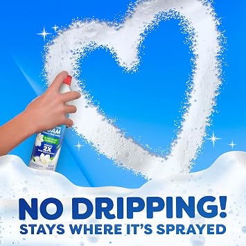 Windex Fast Shine Foam Glass Cleaner, No-Drip Windows, Doors, Mirrors, Countertops Aerosol Cleaning Spray, Streak-Free Shine, Removes Fingerprints, Dust, Dirt, Gardenia Scent, 19 oz (Pack of 6)