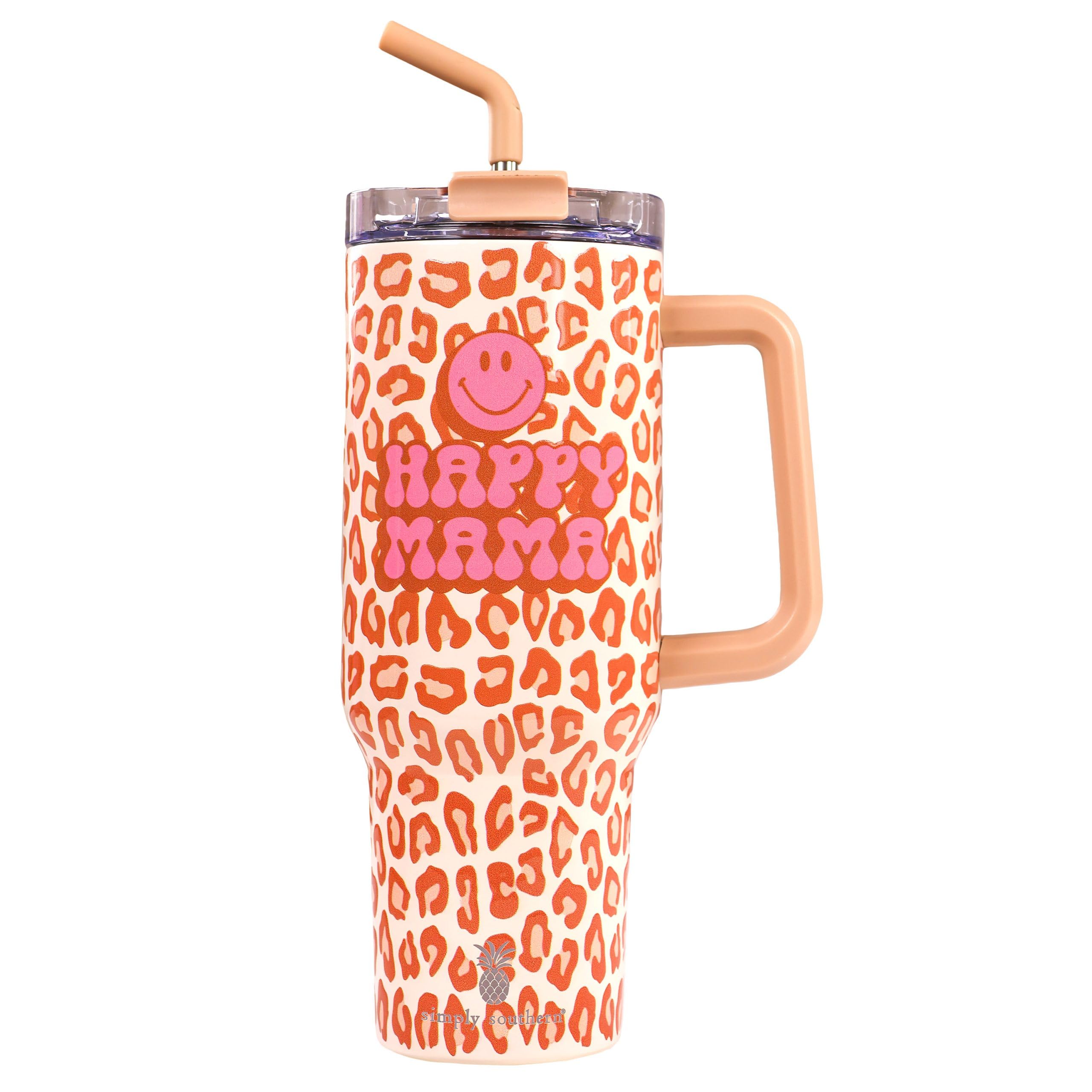 Amazon.com | Simply Southern | 40oz Tumbler with Handle and Straw 
