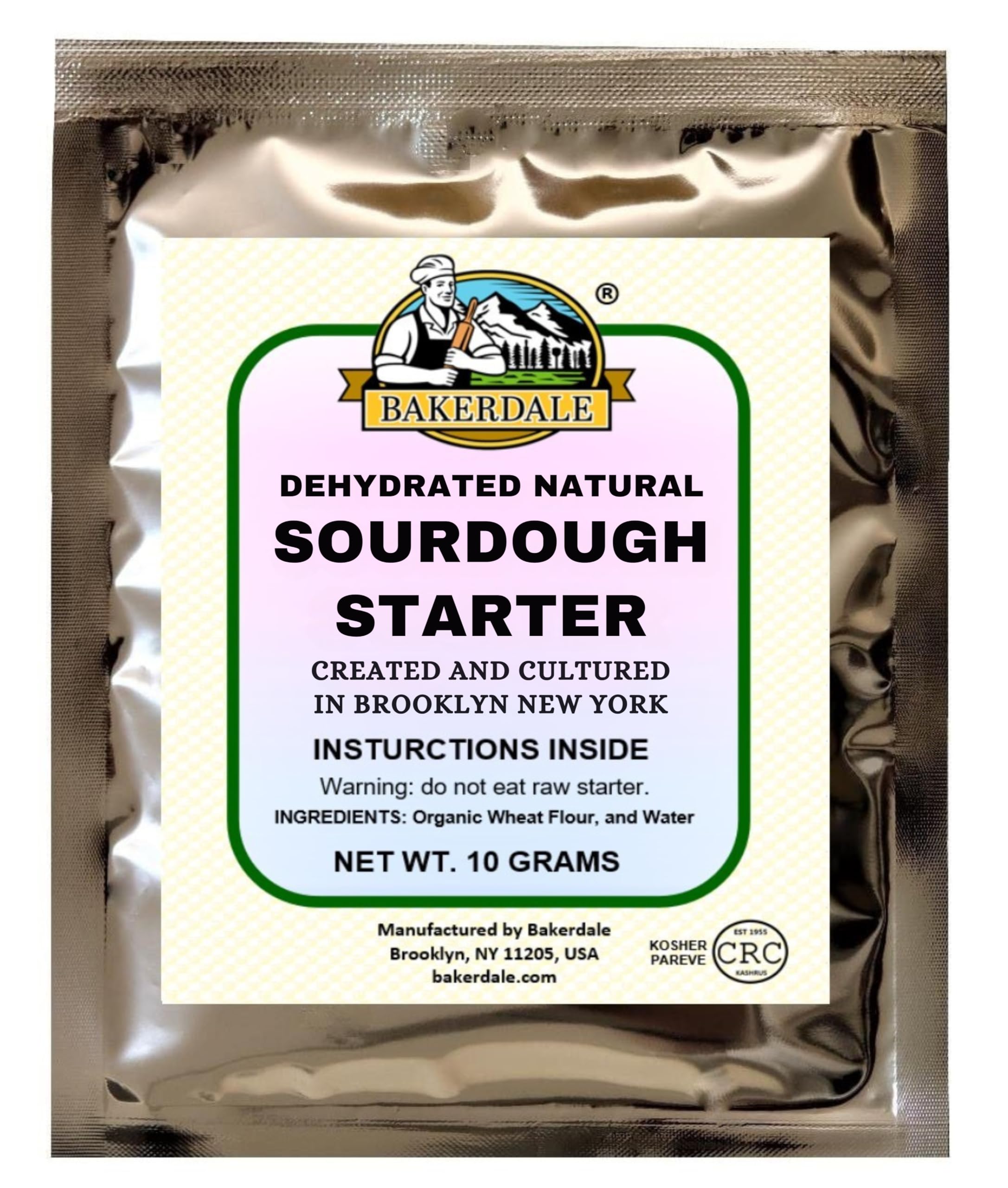 Bakerdale Dehydrated Natural Sourdough Starter Culture