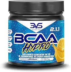 BCAA Hydro 300g | Sabor Laranja | 3VS Nutrition