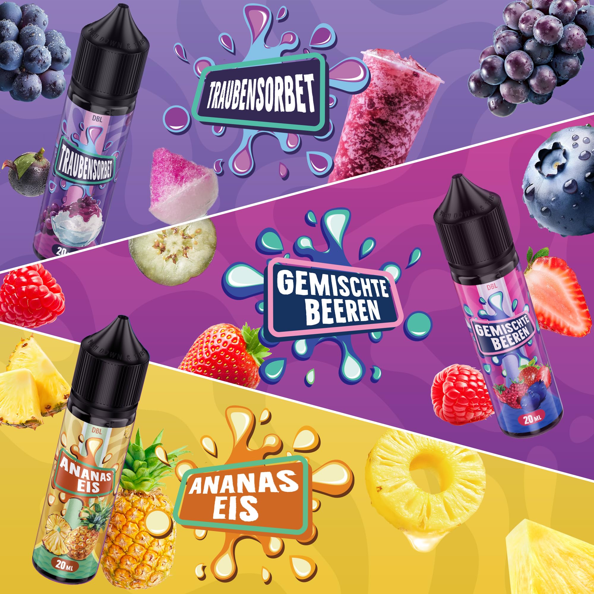 Concentrato di Aroma 5x20ml, Aroma Intenso per Alimenti Ideale per Cuocere, in Alimenti e Bevande, anche per Nebulizzatori, Macchine per Nebbia, e molto altro. 5 pezzi