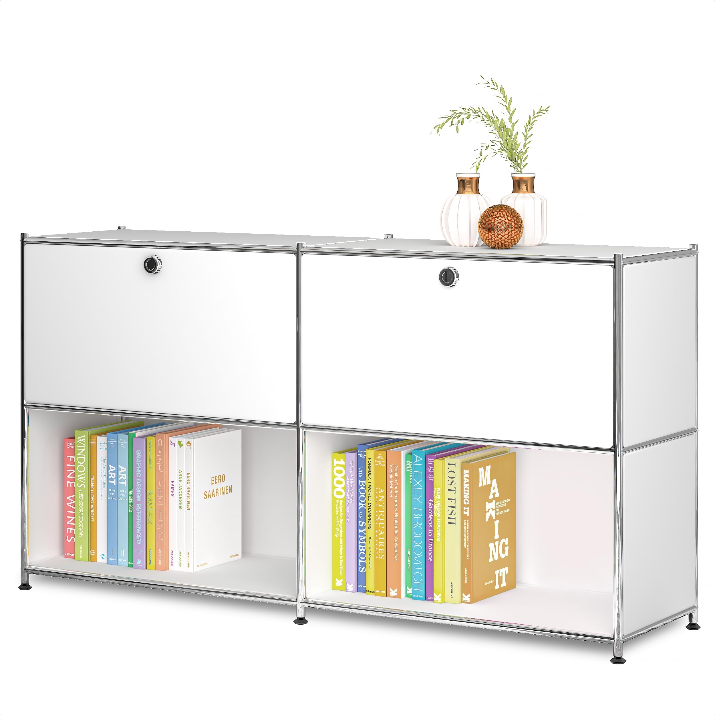 Amazon.com: Simplink Metal Storage Cabinet, Mid-Century Sideboard