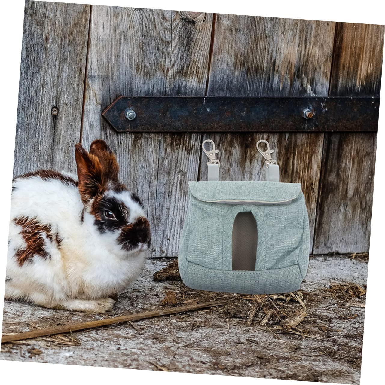 FRCOLOR 8piezas Bolsas De Alimentación Para Conejos y Roedores Soportes Colgantes De Comida Para Pequeñas Mascotas Para Hámsteres y Cobayas Diseño y Ligero Para Cuidado De Mascotas