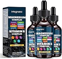 Vista 4 de Complejo de magnesio + complejo B – glicinato, citrato, malato, B1 B2 B6 B12 y vitamina C – Apoyo nervioso y muscular – 2 onzas líquidas